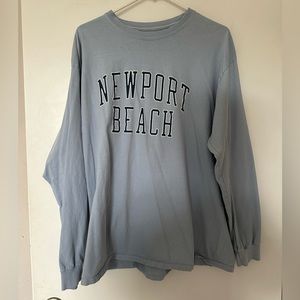 Brandy Melville Newport Beach Graphic Long Sleeve
